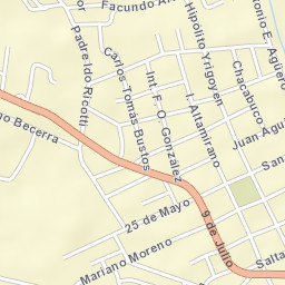Villa Cura Brochero Street Map