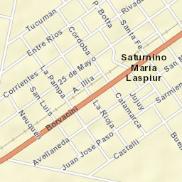 Saturnino M. Laspiur Street Map