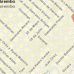 Tacuarembó Street Map