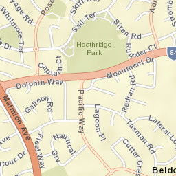 Beldon Street Map