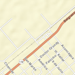 Las Varas Street Map