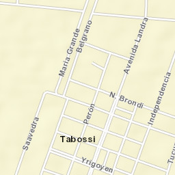 Tabossi Street Map