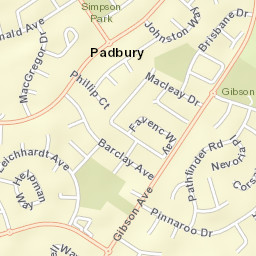 Padbury Street Map