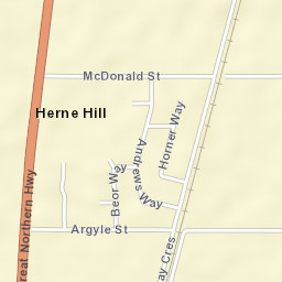 Herne Hill Street Map