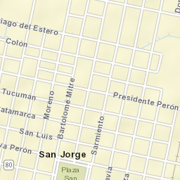 San Jorge Street Map