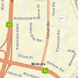 Midvale Street Map