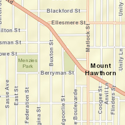 Mount Hawthorn Street Map
