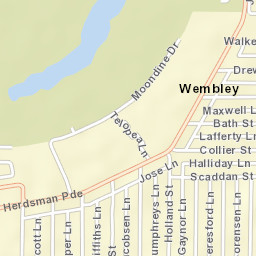 Wembley Street Map