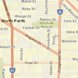 North Perth Street Map