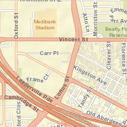 Leederville Street Map