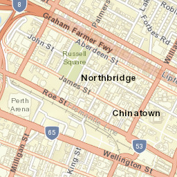 Northbridge Street Map