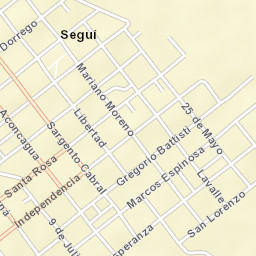 Seguí Street Map