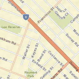 Lathlain Street Map