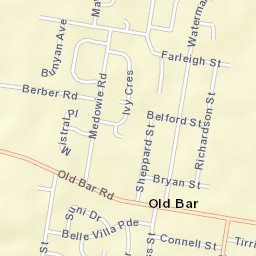 Old Bar Street Map