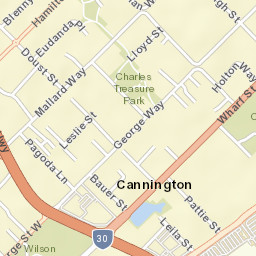 Cannington Street Map