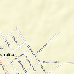 Corralito Street Map