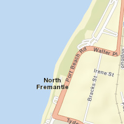 North Fremantle Street Map