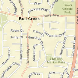 Bull Creek Street Map