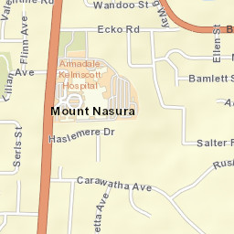 Mount Nasura Street Map