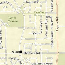 Atwell Street Map