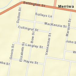 Merriwa Street Map
