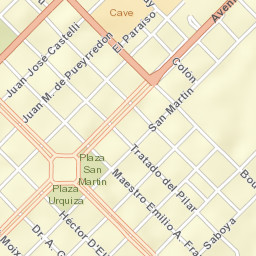 Villa Elisa Street Map