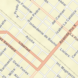 Río Tercero Street Map