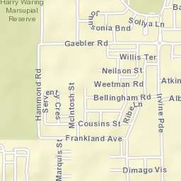 Hammond Park Street Map