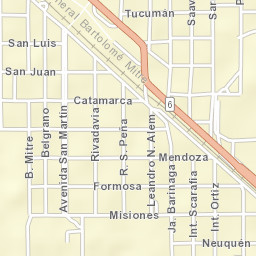 Tancacha Street Map