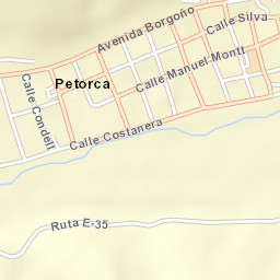 Petorca Street Map