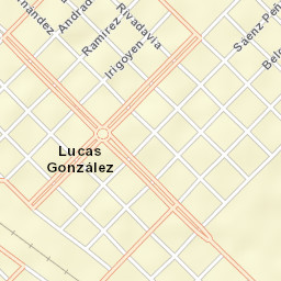 Lucas González Street Map