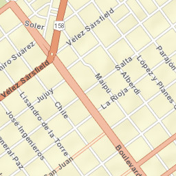 Villa María Street Map