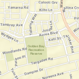 Golden Bay Street Map