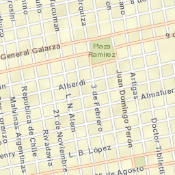 Concepción del Uruguay Street Map
