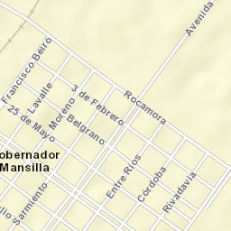 Gobernador Mansilla Street Map