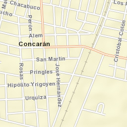 Concarán Street Map