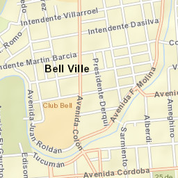 Bell Ville Street Map