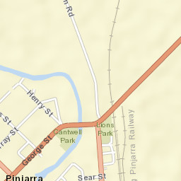 Pinjarra Street Map