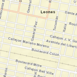 Leones Street Map