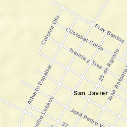 San Javier Street Map