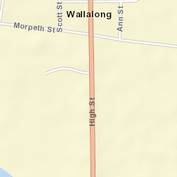 Wallalong Street Map