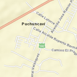 Puchuncaví Street Map