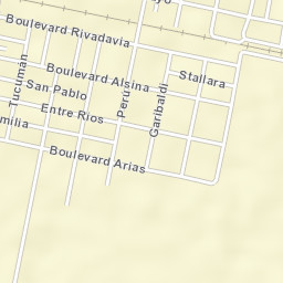 General Roca Street Map
