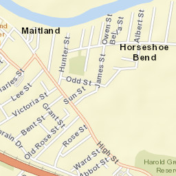 Maitland Street Map