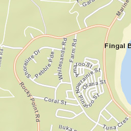 Fingal Bay Street Map