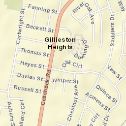 Gillieston Heights Street Map