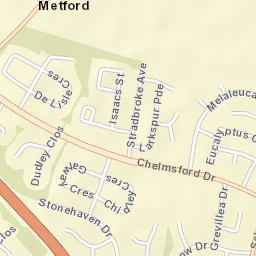 Metford Street Map