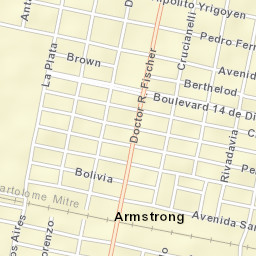Armstrong Street Map