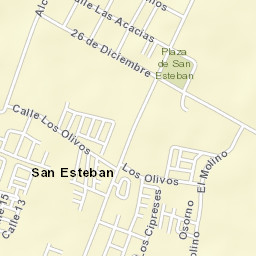 San Esteban Street Map