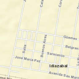 Idiazábal Street Map